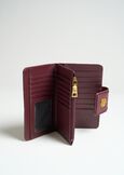 Percy stag-grain wallet ROSSO BORDEAUX Woman image number 2