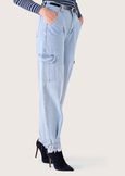 Pantalone Danielle 100% cotone denim DENIM LIGHT DENIM Donna immagine n. 3