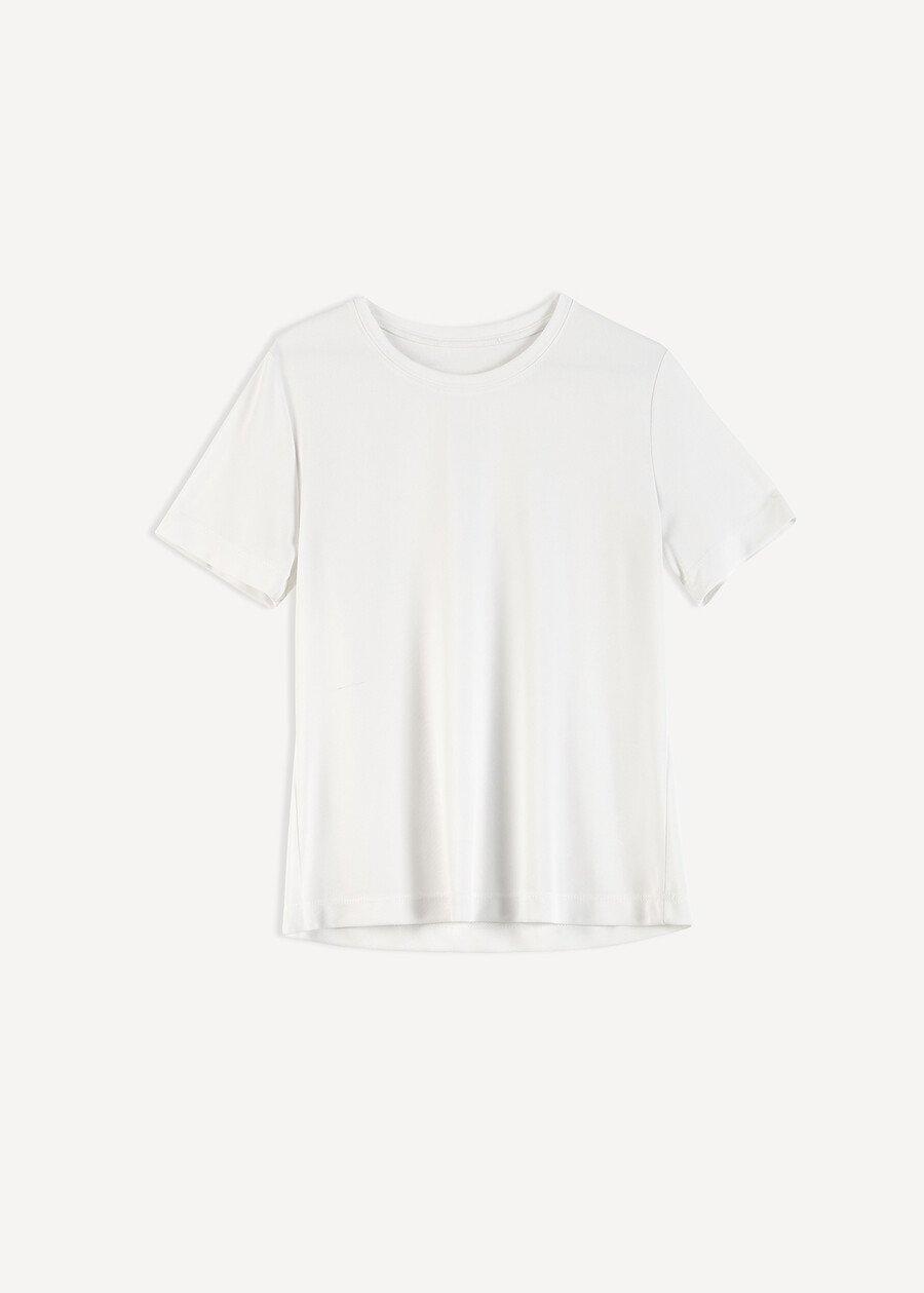 Stella jersey crew-neck T-shirt BIANCONEROBLU Woman , image number 6