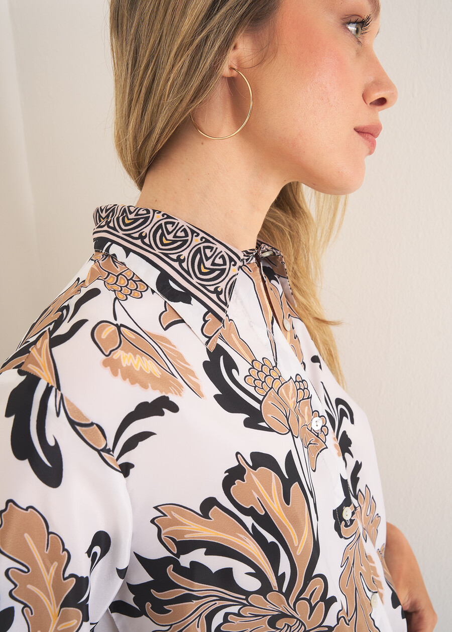 Candida printed shirt – Archivio GIALLO GRANO Woman , image number 2