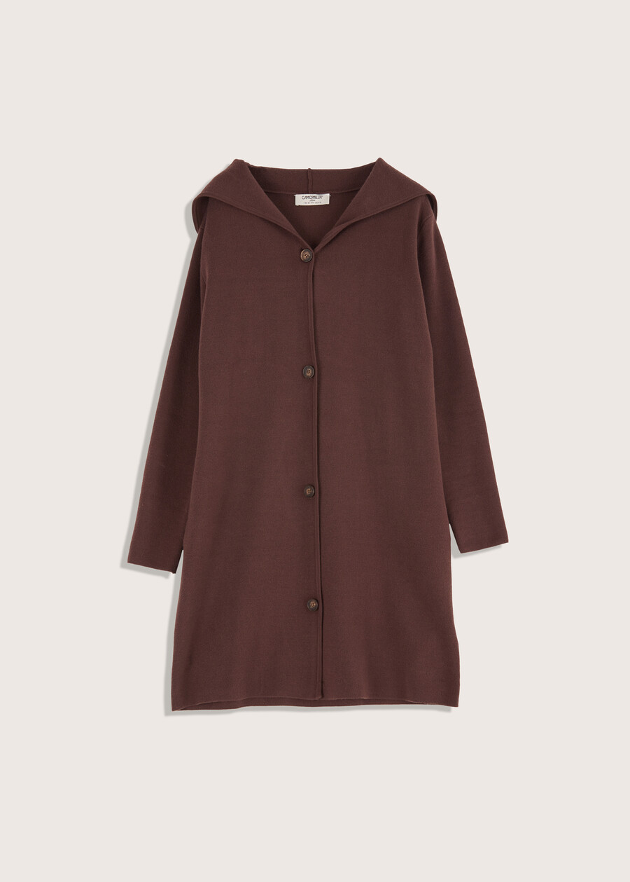 Cardigan Cecil in maglia MARRONE CASTAGNA Donna , immagine n. 7