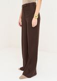 Paky wide-leg tailored trousers MARRONE Woman image number 4