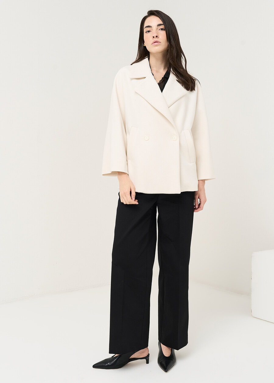 Cappotto Claudy doppiopetto BEIGE LATTEARANCIONE Donna , immagine n. 5