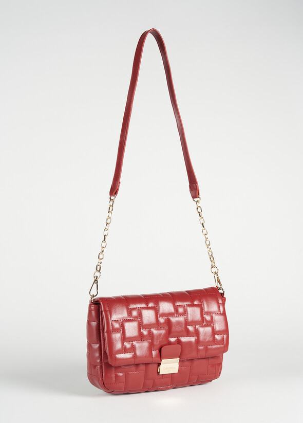 Briant eco-leather clutch bag ROSSO Woman null