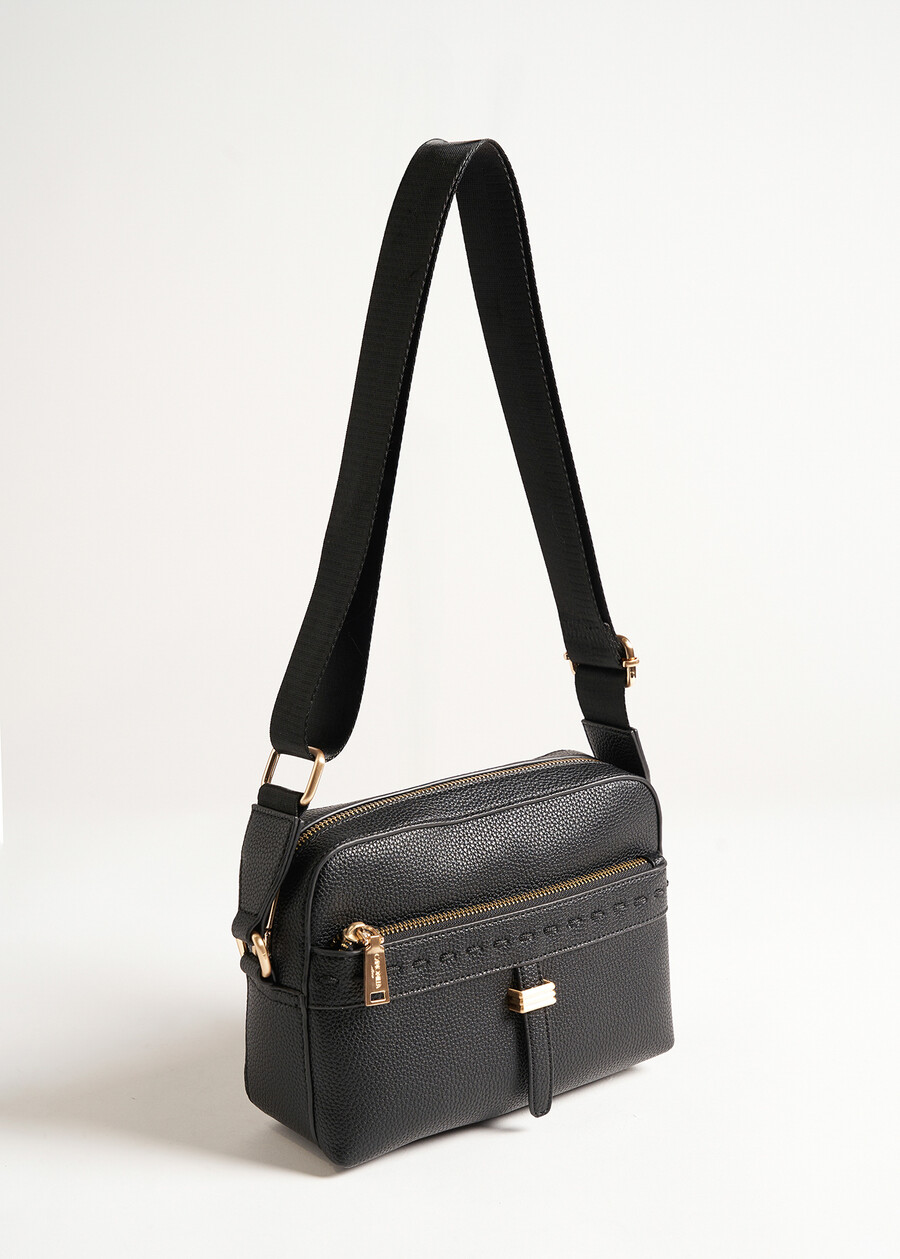 Becky crossbody bag with deer print NERO BLACK Woman , image number 1