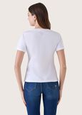 Sesto 100% cotton t-shirt BIANCO WHITE Woman image number 3