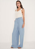 Pantaloni Pizzo chambray DENIM MEDIUM DENIM Donna immagine n. 2