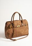 Shopping Belly in ecopelle nabuk MARRONE CARAMELLO Donna immagine n. 2