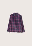 Camicia Check 100% viscosa BLU LAGUNA Donna immagine n. 5