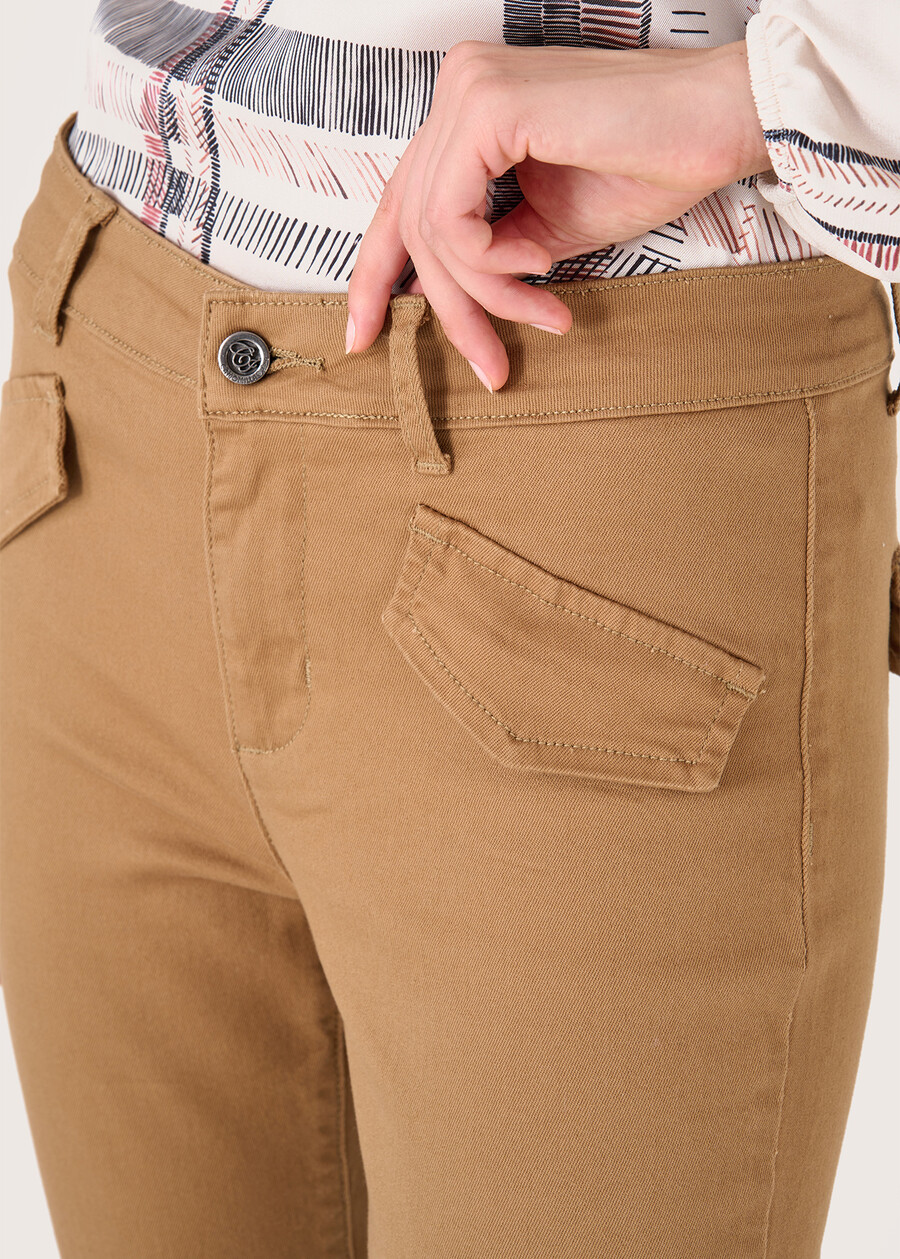 Trekking cotton trousers MARRONE BRONZE Woman , image number 3