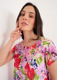 Blusa Bloom Scollo Rotondo BIANCO WHITE Donna immagine n. 2