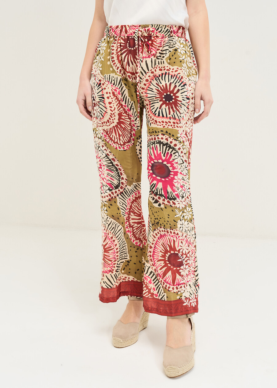 Picky patterned capri pants FUFOF Woman , image number 2