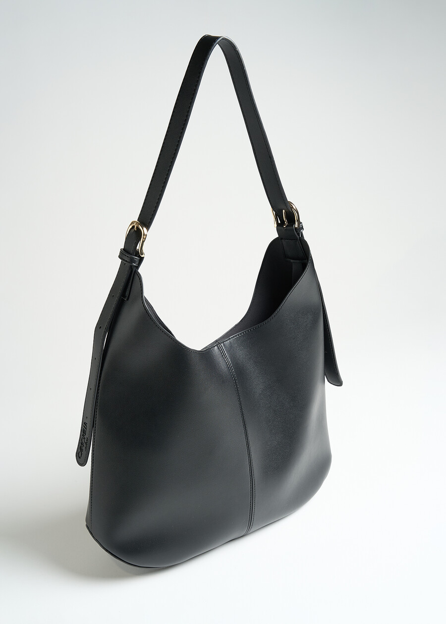 Borsa a sacca Babsy in ecopelle NEROMARRONE Donna , immagine n. 2