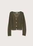 Clark openwork cardigan VERDE TIMO Woman image number 4