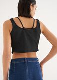 Top sportivo in cotone Tabi GRIGIO ANTRACITE Donna immagine n. 3