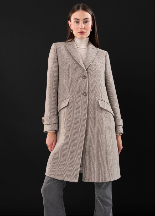 Colet woolen coat GRIGIO TORTORA Woman null