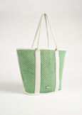 Borsa shopping Bossa in ecopelle VIOLA MAGENTAVERDE GARDEN Donna immagine n. 2