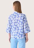 Caroly 100% cotton blouse BLU ABISSO Woman image number 3
