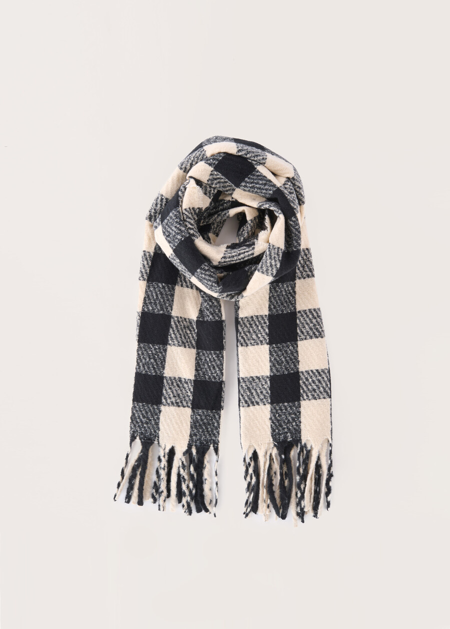 Sirya check pattern scarf  Woman , image number 1