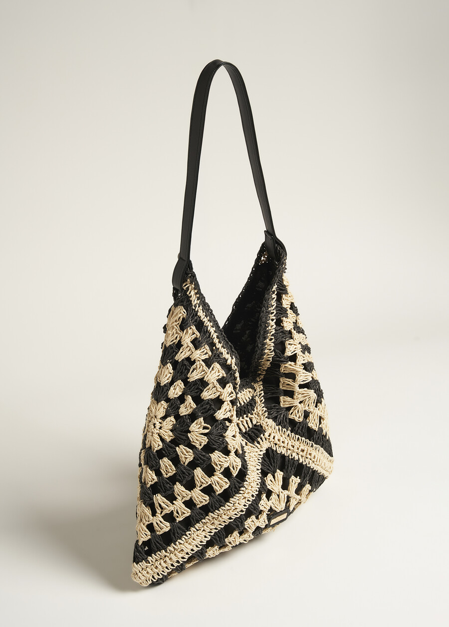 Borsa Brash In Paglia Intrecciata BEIGE Donna , immagine n. 3