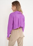 Camicia Campbell in seta e viscosa BLUBEIGE LATTEBLUE TURCHESEVIOLA MULBERRY Donna immagine n. 3