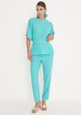 Pantalone Alice in cady BLUE TURCHESE Donna immagine n. 1