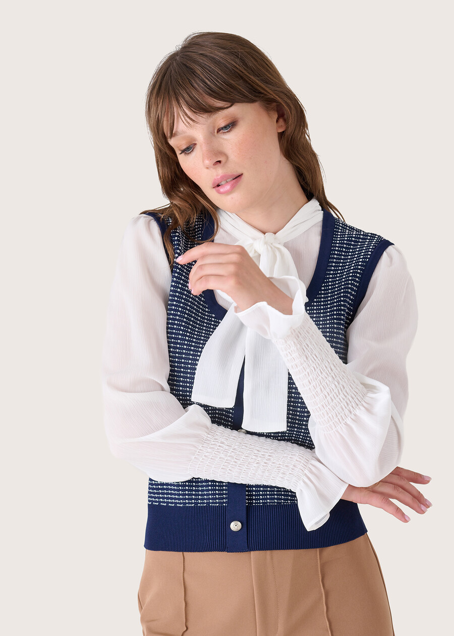 Mery two-in-one jersey BLU INCHIOSTRO Woman , image number 1