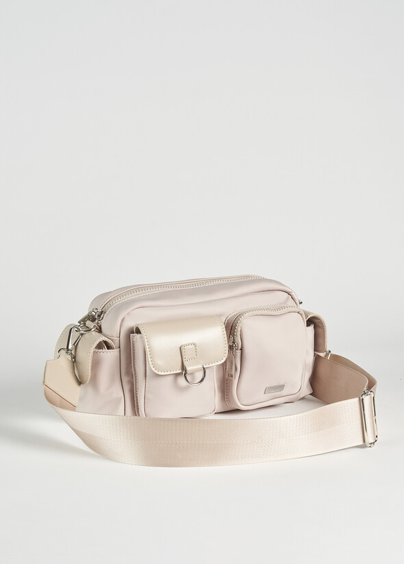 Brela nylon crossbody bag BEIGE Woman null