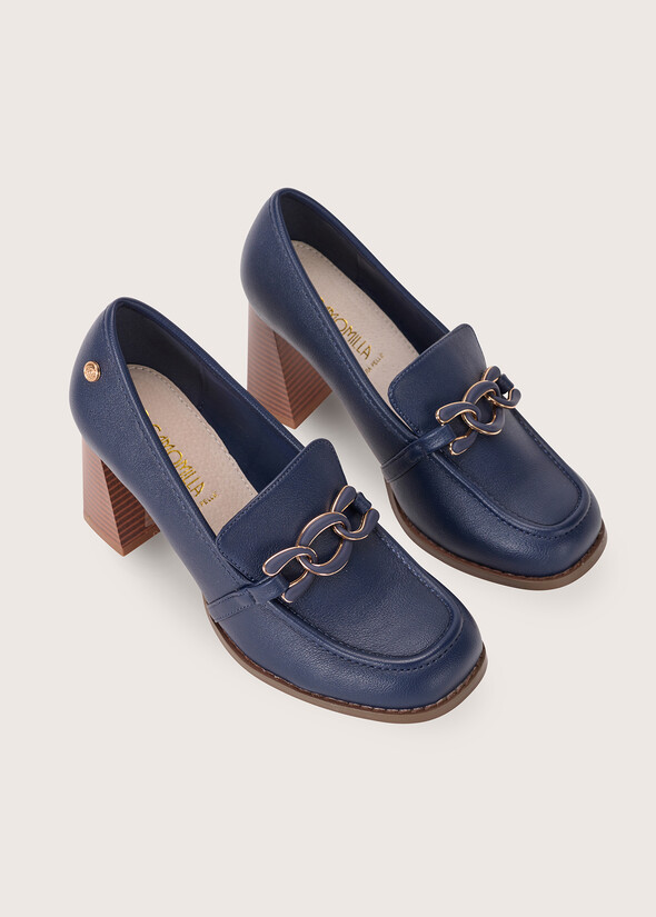 Sax eco-leather moccasin BLUE OLTREMARE  Woman null