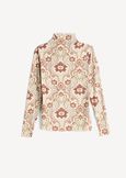 Smart printed high-neck t-shirt VERDE Woman image number 5