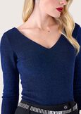 Maglia Siad con lurex BLUE OLTREMARE  Donna immagine n. 2