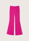 Victoria cady and lace trousers ROSA FUCSIANERO BLACK Woman image number 7