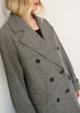 Cleo houndstooth coat NERO BLACK Woman image number 4