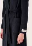 Cappotto Camillo in panno NERO BLACKBEIGE GREIGE Donna immagine n. 5