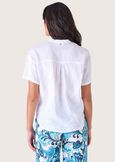 Camicia Cleope 100% lino BIANCO Donna immagine n. 3