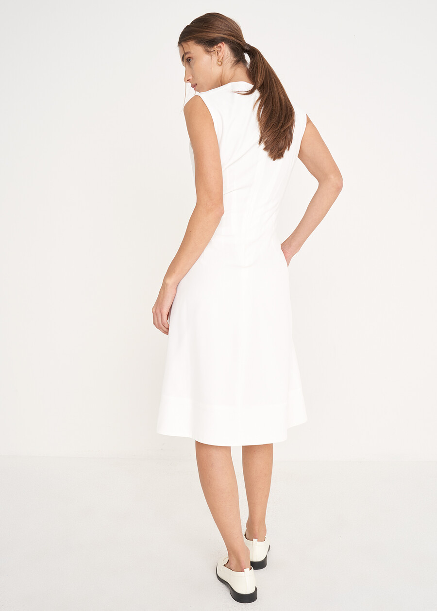 Abito Alba Midi BIANCO WHITENERO BLACK Donna , immagine n. 3