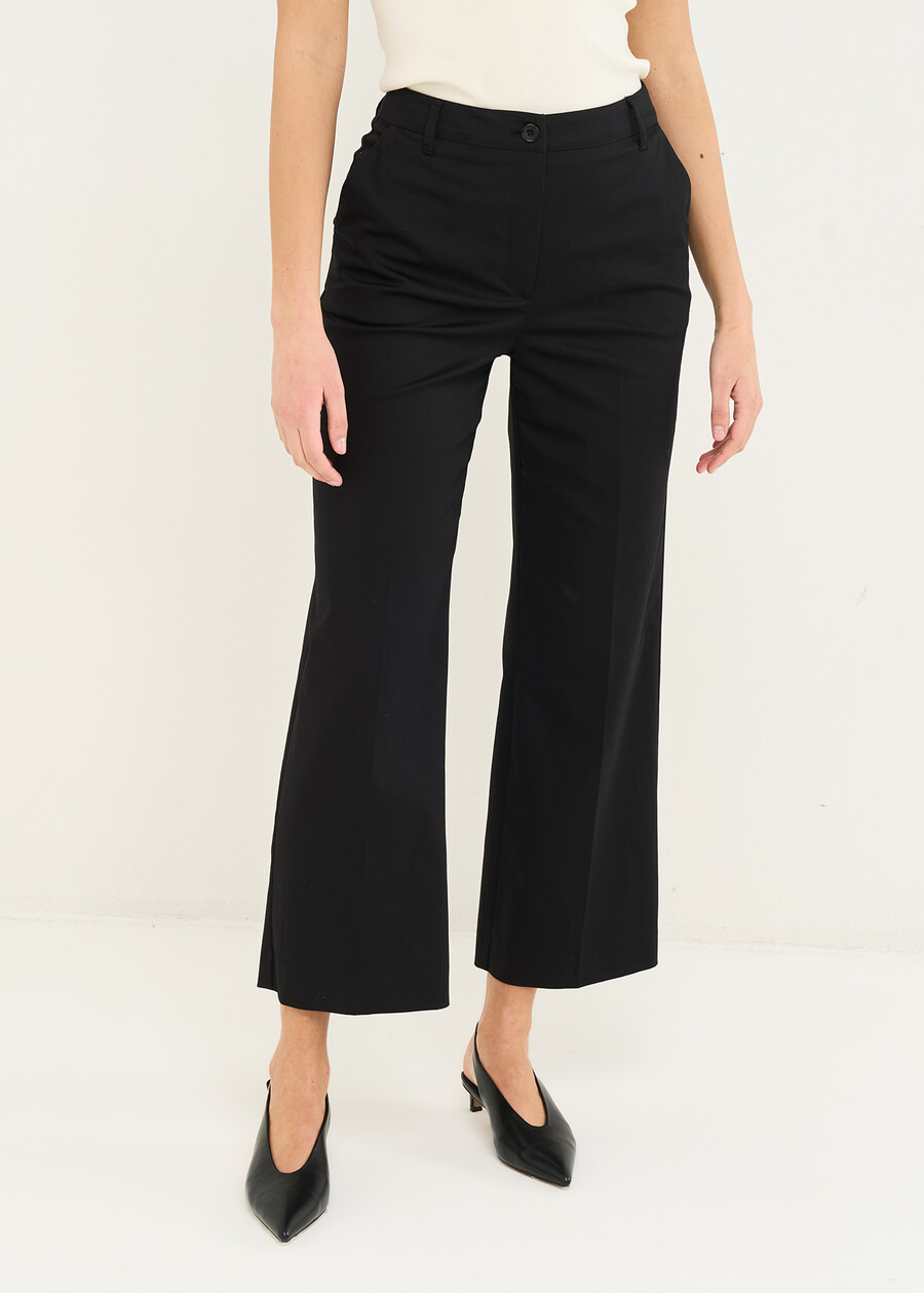 Pedros wide-leg trousers ROSANERO BLACK Woman , image number 2