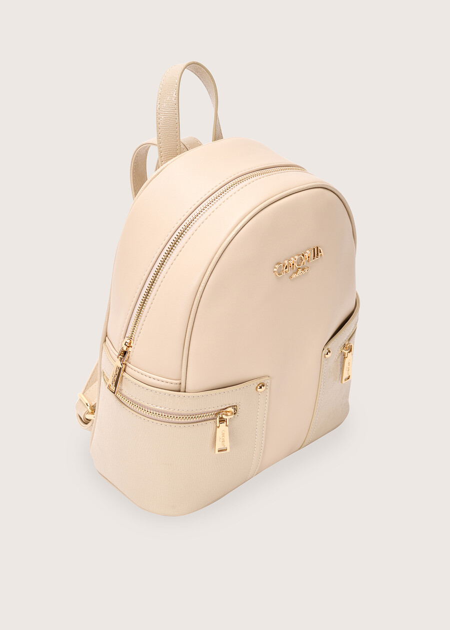 Betta eco-leather backpack BEIGE NARCISO Woman , image number 2