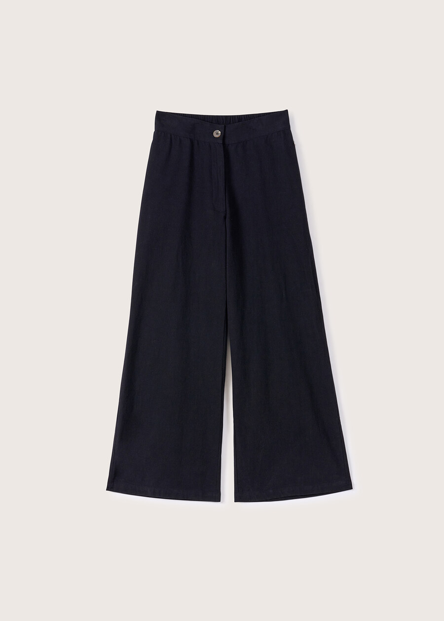 Pantalone Piper 100% cotone GRIGIO TORTORANERO BLACK Donna , immagine n. 6