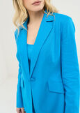 Gennifer linen blend jacket BLUROSABIANCO WHITEROSA FUCSIA Woman image number 2