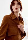Giubbino Greta 100% vera pelle MARRONE CARAMELLO Donna immagine n. 1