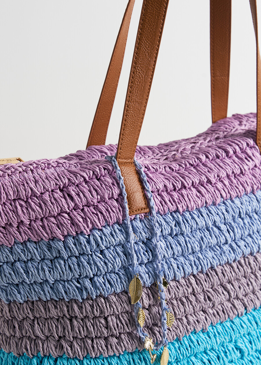 Borsa shopping Briget a righe ROSAROSA Donna , immagine n. 2