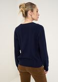 Maglia Meggy in lana e cashmere BEIGE LATTEBLU Donna immagine n. 3