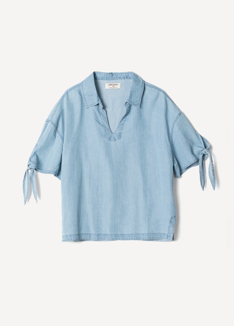 Camicia Comic effetto denim DENIM MEDIUM DENIM Donna , immagine n. 6