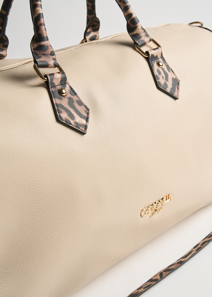 Borsone Bowbag Animalier BEIGE Donna , immagine n. 3