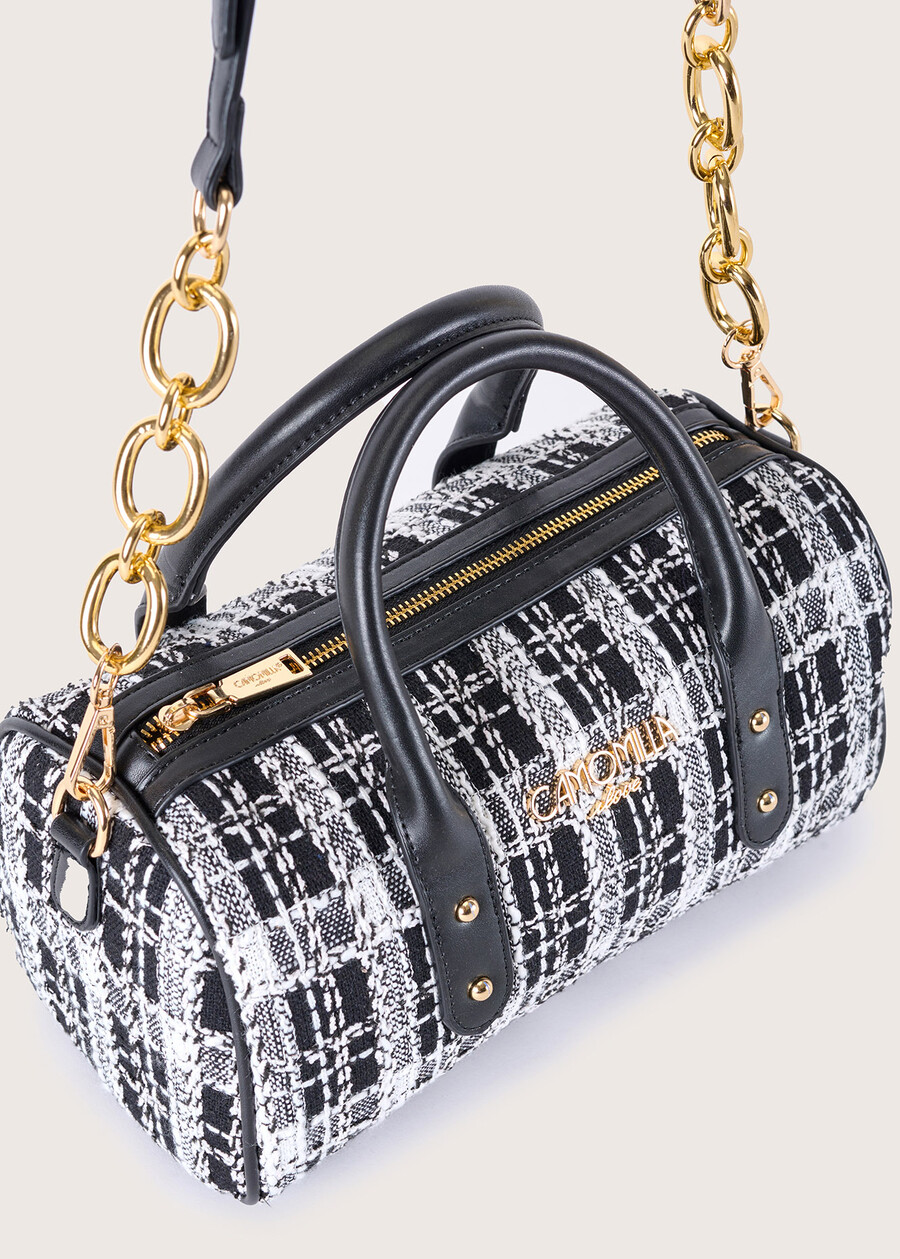Briseida tweed barrel bag BIANCO WHITE Woman , image number 2