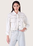 Gennyfer jacket with studs BIANCO Woman image number 1