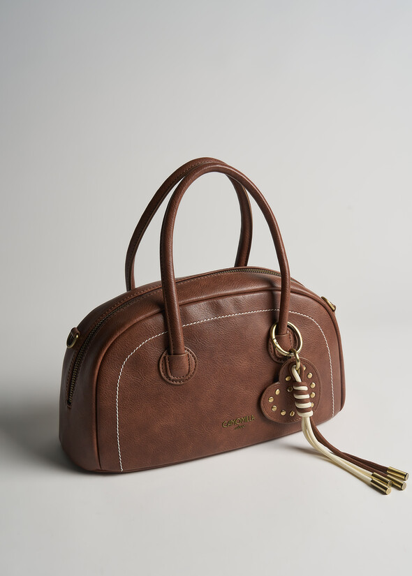 Bauletto Bay decoro impuntura MARRONE Donna null