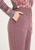 Pantaloni Alice a sigaretta ROSSO BORDEAUX Donna immagine n. 4