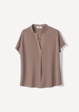 Selva T-shirt With Mandarin Collar VERDEMARRONE TERRA Woman image number 4